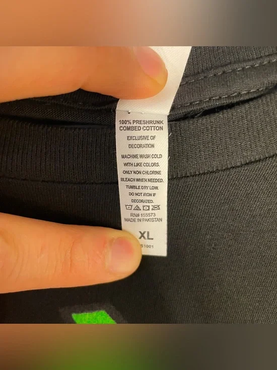 Disney Jack Skellington Pumpkin Face T-Shirt Black XL Halloween Nightmare Before - Picture 10 of 10